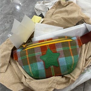 Gucci New Waist Bag Bum Bag 502095 Check Multicolor